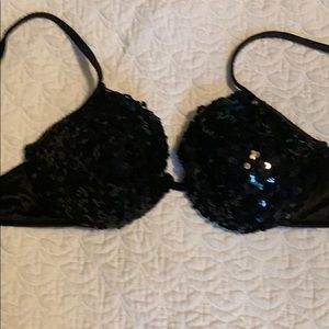 Sequined Victoria’s Secret bra